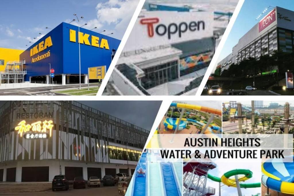 Viva Homestay @ Jb Mount Austin Ikea, Aeon, Toppen, Bubble Tea Town Johor Bahru Kültér fotó